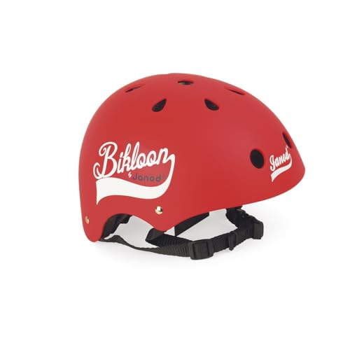 Janod - Bikloon - Casque Vélo et Draisienne Enfant Rouge