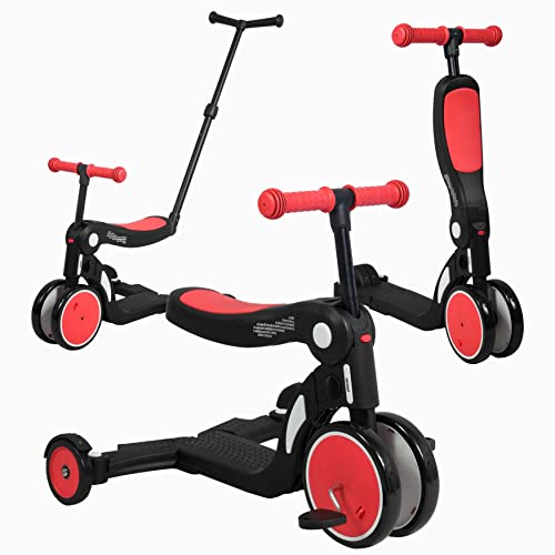 Looping SCOOTIZZ 5-en-1 | Draisienne Évolutive Bébé avec Barre de