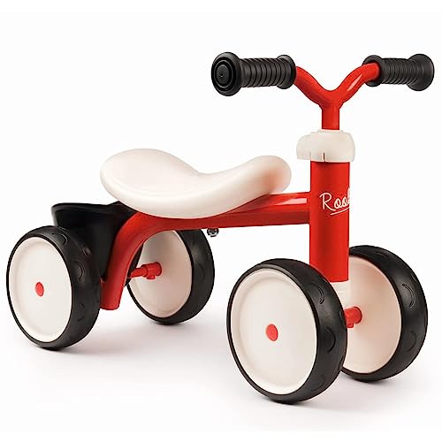 Smoby - Porteur Rookie Rouge - Métal - Selle Incurvée
