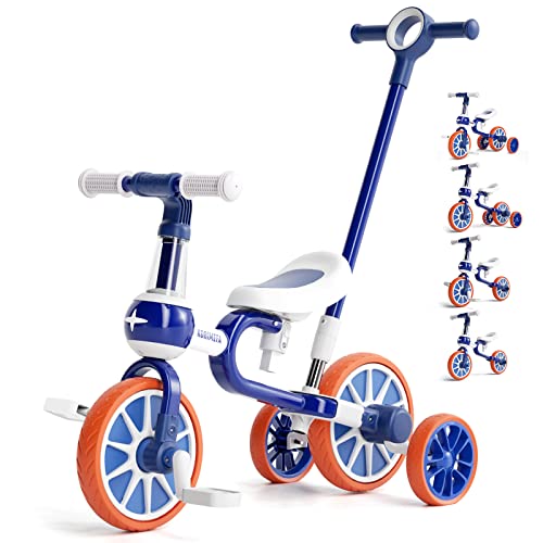 KORIMEFA 5 en 1 Vélo Draisienne Évolutif avec Putter pour