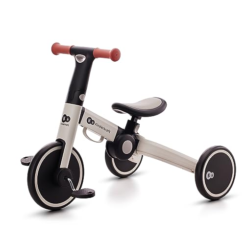 Kinderkraft 4TRIKE Tricycle 3en1, Tricycle Pliable, Vélo sans Pédales, Vélo