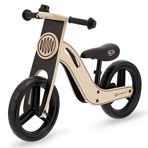 Kinderkraft Draisienne en Bois UNIQ, Eco, Enfant, Vélo sans Pédales,