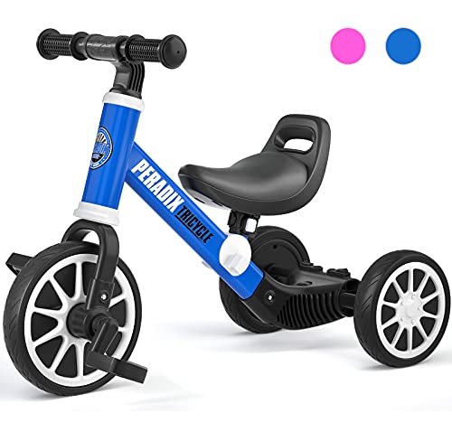 Peradix 3 en 1 Vélo Draisienne Tricycle pour Enfant 1-4