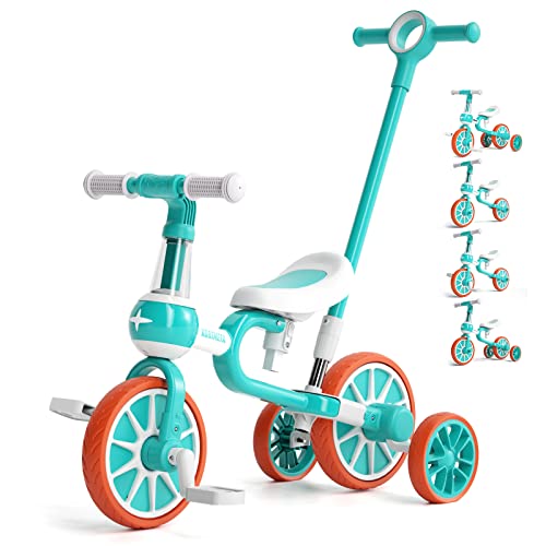 KORIMEFA 5 en 1 Vélo Draisienne Évolutif avec Putter pour