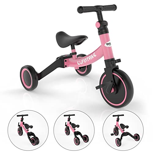 PLEKER 3 en 1 Tricycle Vélo Enfant ,Tricycle bébé évolutif